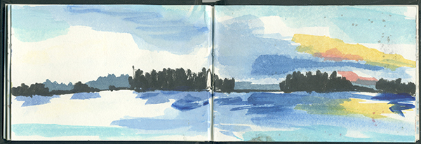 2013 finnland 03 seenlandschaft sonnenuntergang miriam elze