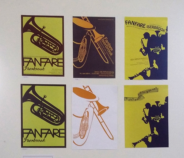 20141127 plakate 3.semester fanfare iserbrook ss2014 klein