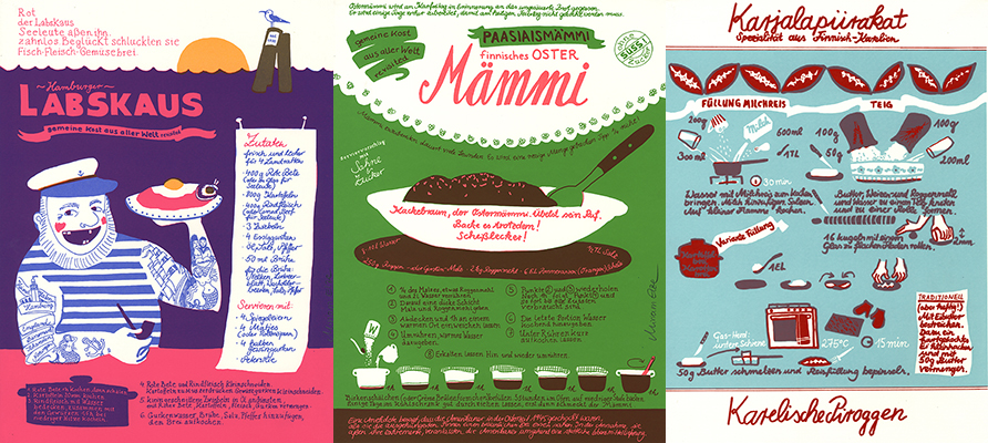 3 rezeptplakate miriam elze 400pixhoch