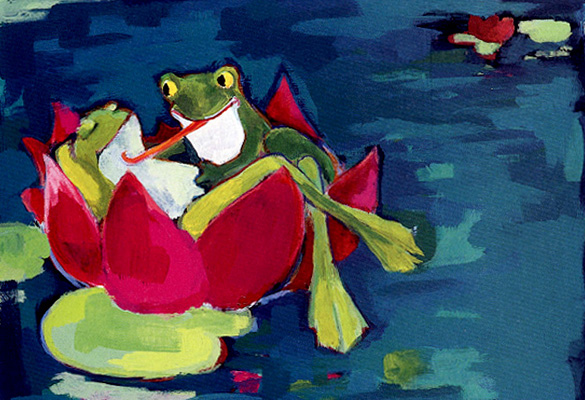 Illustration Bilderbuchillustration Froesche Illustration Bilderbuchillustration Froesche