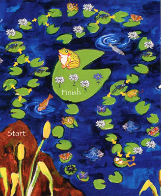 Illustration Spieleillustration Frosch Illustration Spieleillustration Frosch